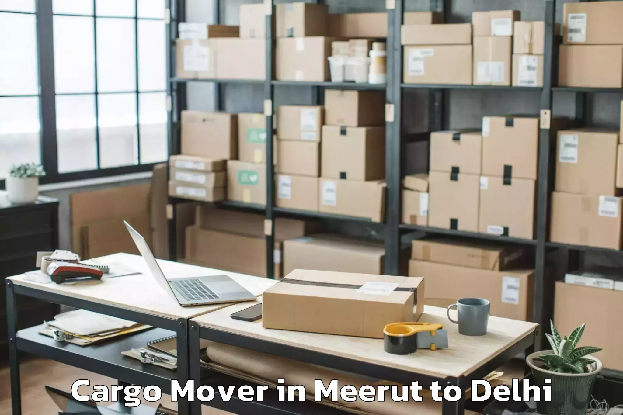 Book Meerut to Parliament Street Cargo Mover Online